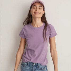 MADEWELL: Northside Vintage Tee in Aster Bloom